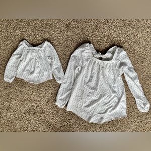 Bailey’s Blossoms Hensley Mommy & Me Balloon Sleeve Blouse XS/2T